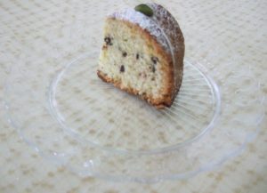 Una fetta di torta Isotta